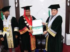 Dr. Rifai Raih Gelar Guru Besar (HC) Bidang Manajemen Kebencanaan dari PDIM Unissula