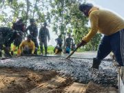 Satgas TMMD Kodim Sragen Tancap Gas, Kebut Pengerjaan Jalan Tanpa Hari Libur