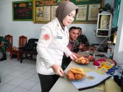 PNS Kodim Sragen Anik Kristiana Pastikan Kebutuhan Konsumsi TMMD Terpenuhi