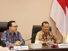 Bupati Kudus Sam’ani Audiensi dengan Leontinus Alpha Edison