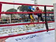 Duel Sengit Tinju Gaya Bebas Panaskan Alun-alun Jepara