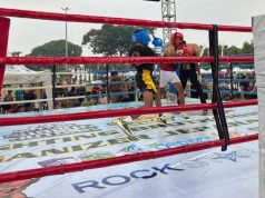 Duel Sengit Tinju Gaya Bebas Panaskan Alun-alun Jepara