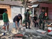 Tak Ada Libur, Satgas TMMD Kodim Sragen Berjibaku Tuntaskan Target