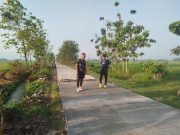 Kasdim Sragen Jajal Jalan Baru TMMD yang Jadi Akses Petani dan Arena Joging