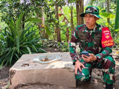 Kepedulian TMMD, Sri dan Keluarga Kini Miliki Jamban Layak yang Sehat