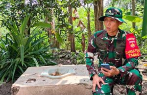 Kepedulian TMMD, Sri dan Keluarga Kini Miliki Jamban Layak yang Sehat