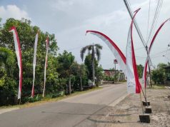 Umbul-Umbul Merah Putih Warnai Desa Puro, Simbol Semangat Kebersamaan dalam TMMD Sragen