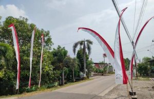 Umbul-Umbul Merah Putih Warnai Desa Puro, Simbol Semangat Kebersamaan dalam TMMD Sragen