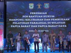 Perkuat Akses Keadilan, Menkum Resmikan Ribuan Posbankum di Papua Barat dan Barat Daya