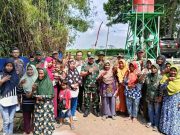 Warga Gadungsari Berfoto Bersama Kasdam IV/Diponegoro, sebagai Wujud Syukur Sumur Bor Rampung