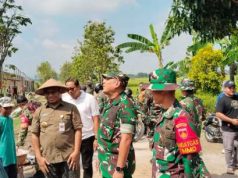 Pesan Danrem 074/Warastrama dalam Pembangunan Program TMMD Reg Ke-128