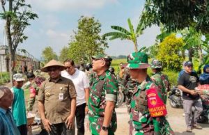 Pesan Danrem 074/Warastrama dalam Pembangunan Program TMMD Reg Ke-128