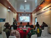 Dansatgas TMMD Sragen Paparkan Progres Pembangunan kepada Tim Wasev Mabes TNI