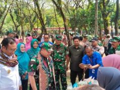 Kasdam IV/Diponegoro Borong Produk UMKM di Penutupan TMMD Sragen