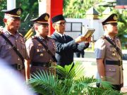Kapolres Pimpin Upacara Sertijab Kasat Binmas dan Kapolsek