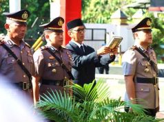 Kapolres Pimpin Upacara Sertijab Kasat Binmas dan Kapolsek