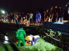 Mobil Chevrolet Terjun ke Sungai di Godong Grobogan, Satu Orang Meninggal Dunia