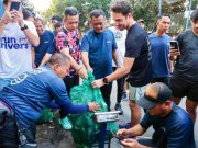 Run for Rivers di Pekalongan, Ahmad Luthfi Lari dan Punguti Sampah Sungai Bareng Warga