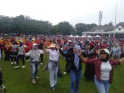 May Day Kabupaten Magelang Diisi Senam Aerobik Bersama