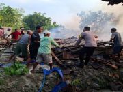 Rumah Lansia di Desa Warukaranganyar Purwodadi Ludes Terbakar, Ini Kata Polisi