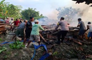 Rumah Lansia di Desa Warukaranganyar Purwodadi Ludes Terbakar, Ini Kata Polisi