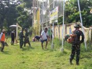 TMMD Sragen Bersama Warga Plumbungan Gelar Aksi Bersih-Bersih Fasilitas Umum