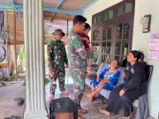 Ketika Seorang Anggota Satgas TMMD di Sragen Rindu Pelukan Buah Hati