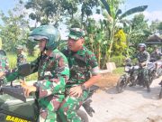 Menggunakan Motor Listrik, Danrem 074/Warastratama Tinjau Sasaran Fisik TMMD Kodim Sragen