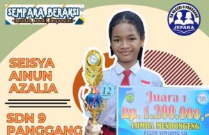 Gema Kayu dari Jepara, Langkah Seisya Siswi SDN 9 Panggang Menuju Panggung FLS3N Provinsi