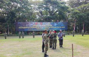 Dandim Pimpin Gladi Upacara Penutupan TMMD Reguler 128 Kodim 0725/Sragen