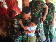 Pelayanan Posyandu di Desa Guworejo, TMMD Reguler Kodim Sragen Sasar Kesehatan Balita