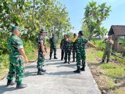 Tim Wasev TMMD Tinjau Pembangunan Desa Puro, Pastikan Program Bermanfaat