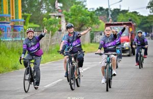 Tantangan Hidup Harus Dihadapi, Pesan Plt. Direktur RSI Sultan Hadirin di Launching Gowes Anak Sultan