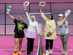 Ketua DPRD Grobogan Lusia Indah Artani Main Padel Perdana di Purwodadi, Akui Olahraga Ini Seru