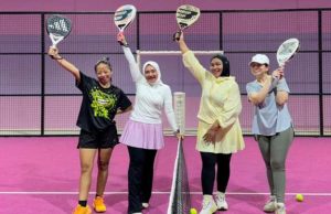 Ketua DPRD Grobogan Lusia Indah Artani Main Padel Perdana di Purwodadi, Akui Olahraga Ini Seru