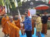 16 Bhikkhu Tempuh Perjalanan Spiritual 11 Hari Menuju Candi Sewu, Dilepas dari Candi Sima Jepara