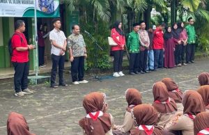 PTPDI Jepara Edukasi Ratusan Siswa MTS Mambaul Ulum Mambak Membaca Reaksi Golongan Darah