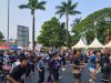 Hujan Memberkahi, Ratusan Peserta Padati Gowes dan Fun Run RSI Sultan Hadlirin Jepara