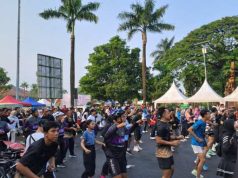 Hujan Memberkahi, Ratusan Peserta Padati Gowes dan Fun Run RSI Sultan Hadlirin Jepara