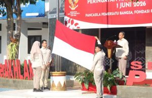 Kemenkum Jateng Ikuti Upacara Hari Lahir Pancasila 2026