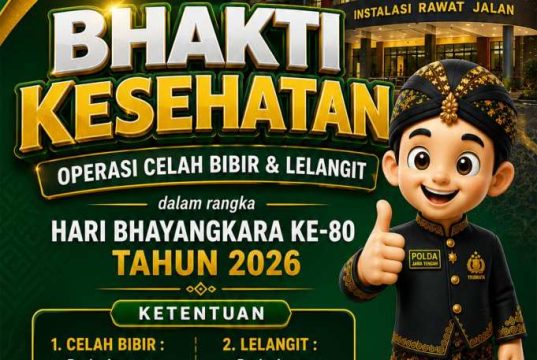 Polda Jateng Siap Gelar Operasi Gratis Bibir Sumbing, Yuk Cek Persyaratannya