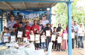 Polsek Pejagoan Gelar Lomba Mancing dan Santuni Anak Yatim