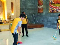Bakti Religi Hari Bhayangkara di Vihara Sradha Dharma