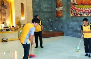 Bakti Religi Hari Bhayangkara di Vihara Sradha Dharma