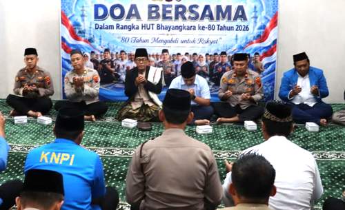 Doa Bersama Disertai Tausiyah Pesan Keagamaan