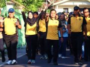 Semarakkan HUT Bhayangkara, Tim Voli Polwan Tanding dengan Bhayangkari