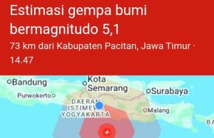 Gempa di Pacitan, Getarannya Sampai ke Wonogiri