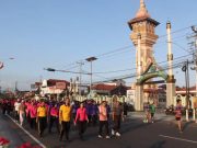 Olahraga Bersama Hari Bhayangkara Ke-80 di Kebumen Meriah