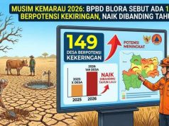 149 Desa dari 15 Kecamatan di Blora Terancam Kekeringan