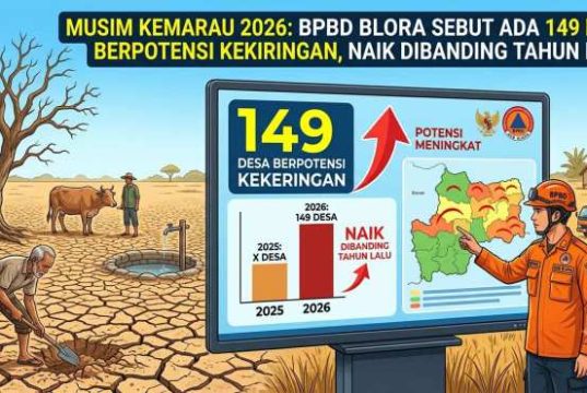 149 Desa dari 15 Kecamatan di Blora Terancam Kekeringan